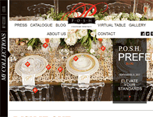 Tablet Screenshot of poshcouturerentals.com